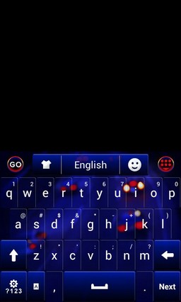 Blur Background Keyboard Android Theme