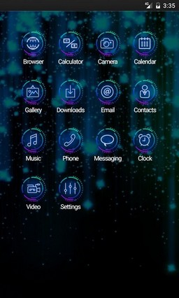 Abstract colors ADW Launcher Theme