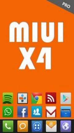 MIUI X4 Go Launcher Theme PRO