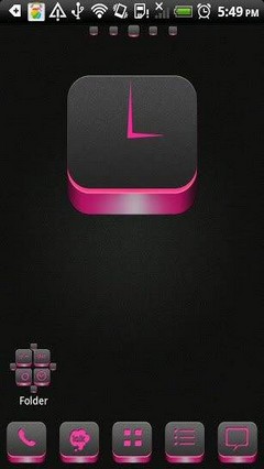 Go Launcher Pink Box Theme
