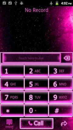 pink Fusion Go Contact theme