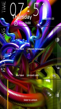 Colorful Abstract Locker