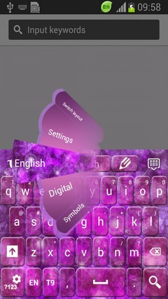 Abstract Cool Keyboard-release