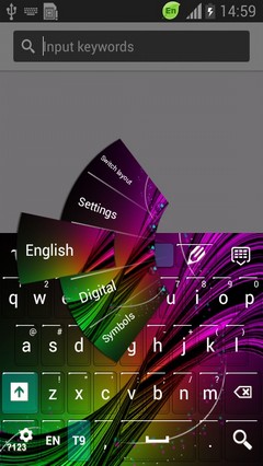 Lightening Colors Keyboard-release