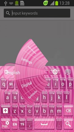 Pink Ripples Keyboard