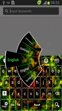 Abstract Kaleidoscope Keyboard