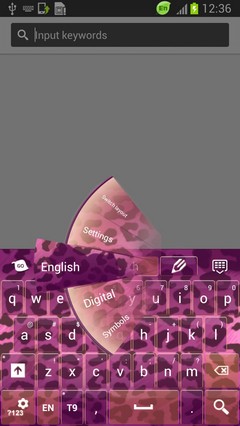Purple Cheetah Keyboard