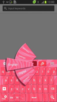 Keyboard Zebra Pink