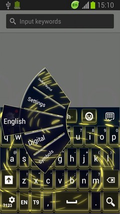Fireflies Spiral Keyboard