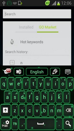Neon Keyboard Firefly