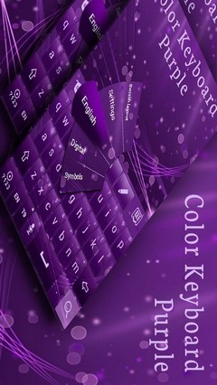 Color Keyboard Purple