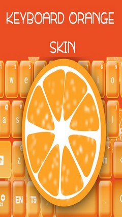 Keyboard Orange Skin