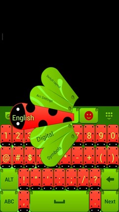 Ladybug Keyboard Theme