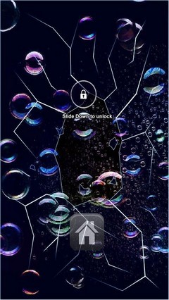 Bubbles Lock Screen