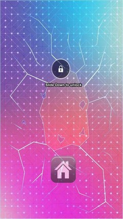 Pink Pattern Lock Screen