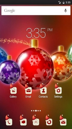 Merry colorful chirstmas Apex Launcher Theme