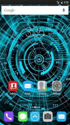 Abstract system ADW Launcher Theme
