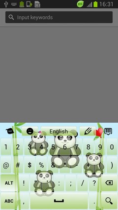 Keyboard Cute Panda