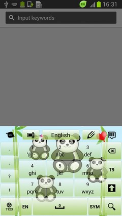 Keyboard Cute Panda