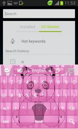 Pink Panda Keyboard