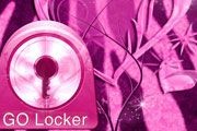 GO Locker Pink Zebra Heart-1