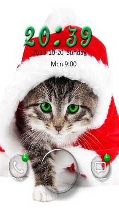 Merry Christmas Kitty Go Locker