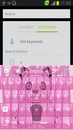 Pink Panda Keyboard
