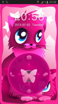 Pink cats theme 4 GO Locker-1