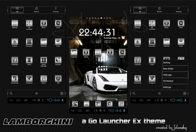 Lamborghini Go Launcher