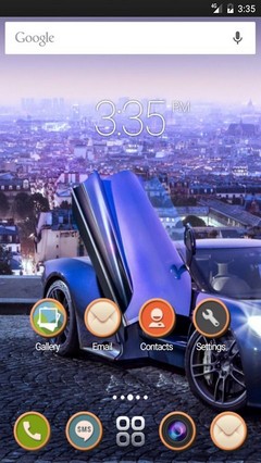 Spectacular view car ADW Launcher Theme