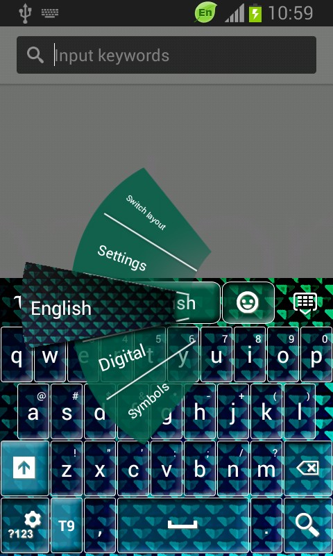 Keyboard for Galaxy Proclaim