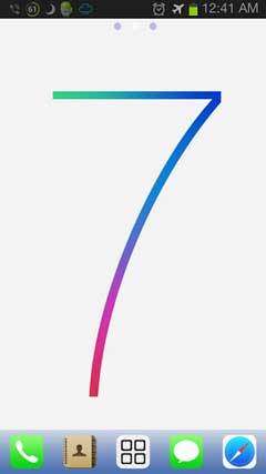 iOS 7 iPhone Theme Go Launche
