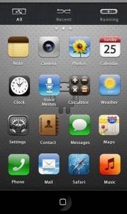 iPhoneS theme GO Lacuncher EX 1.0