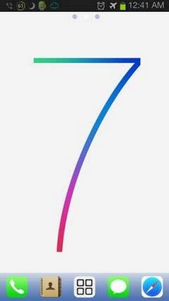 iOS 7 iPhone Theme Go Launche