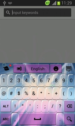 Color Keyboard for Galaxy Note 2