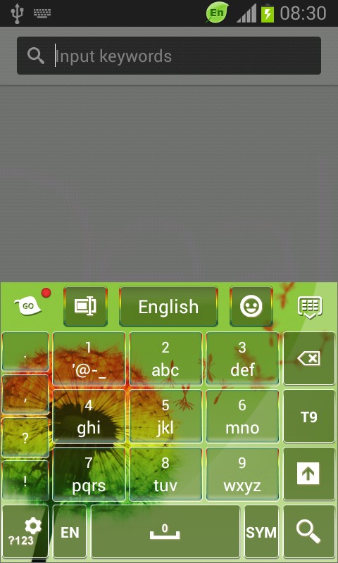 Color Keyboard for Galaxy S3 Mini