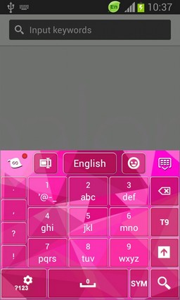 Pink Keyboard for Galaxy S5