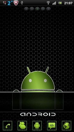 Green android
