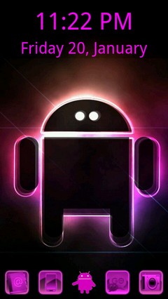 pink android