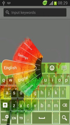 Color Keyboard for Galaxy S3 Mini