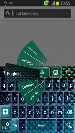 Keyboard for Galaxy Proclaim