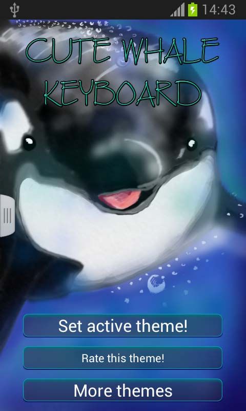 Cute Whale Keyboard