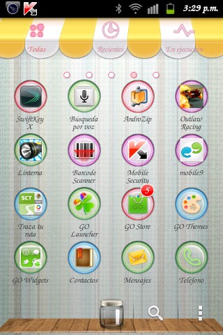 Candy Store GO Launcher Theme v1.0