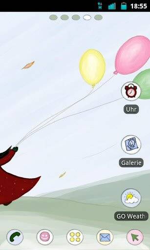 Go Launcher Luftballon Theme
