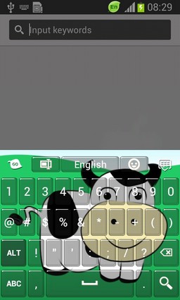 Cute Cow Keyboard-release