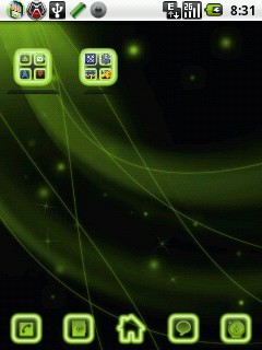 Neon Green Style GO Launcher EX 1.0