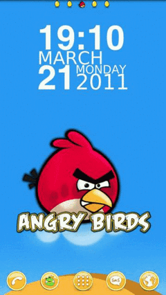 Angry Birds Theme for GO Launcher EX
