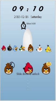 Angrybird animated Go locker