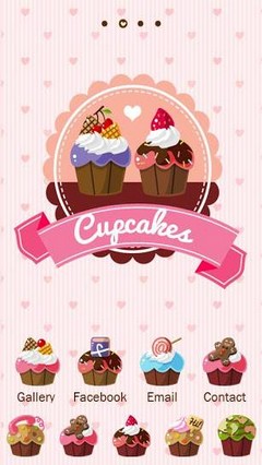 Cupcakes GO Launcher Theme