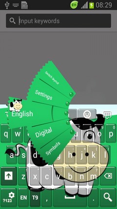 Cute Cow Keyboard-release